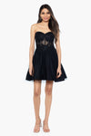 "Harper" Short Mesh Corset Party Dress