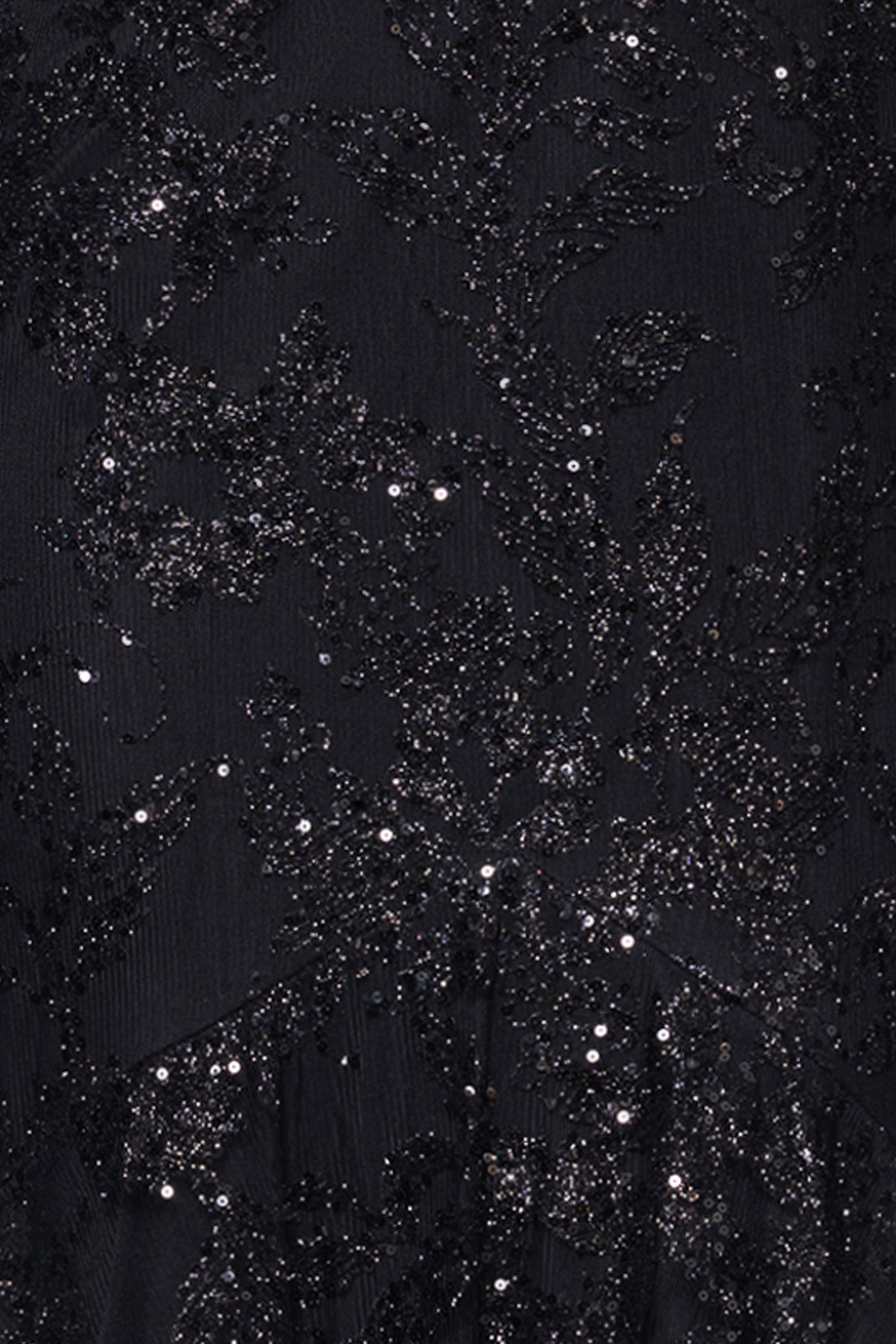 "Tammi" Long Sequin Mesh Mermaid Tieback Dress