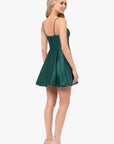 "Nina" Short Satin Sweetheart Party Dress