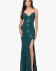 "Kelsey" Long Lace Boning Bodice Dress