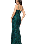 "Kelsey" Long Lace Boning Bodice Dress