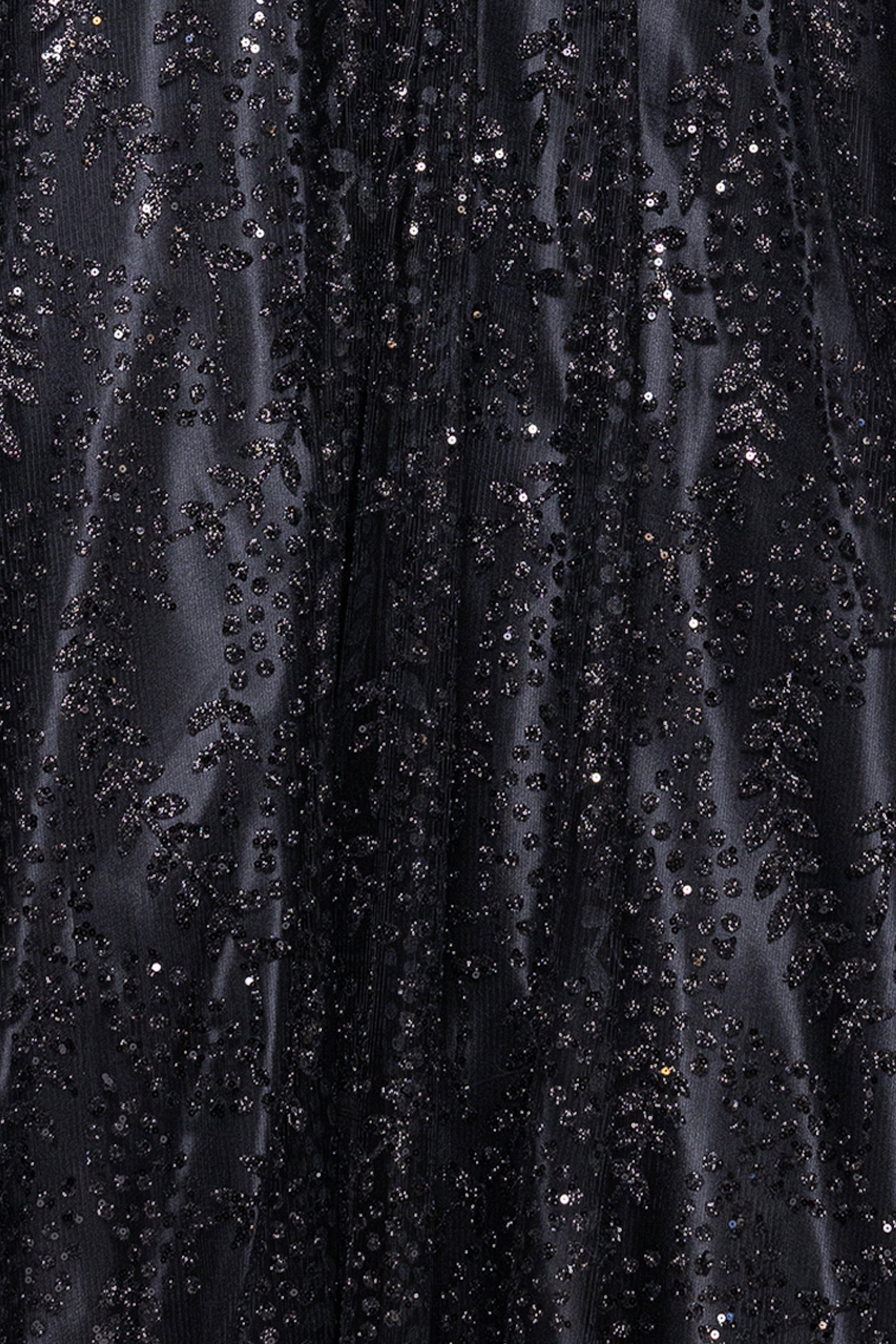 "Stella" Glitter Pinch Tie Back Ballgown