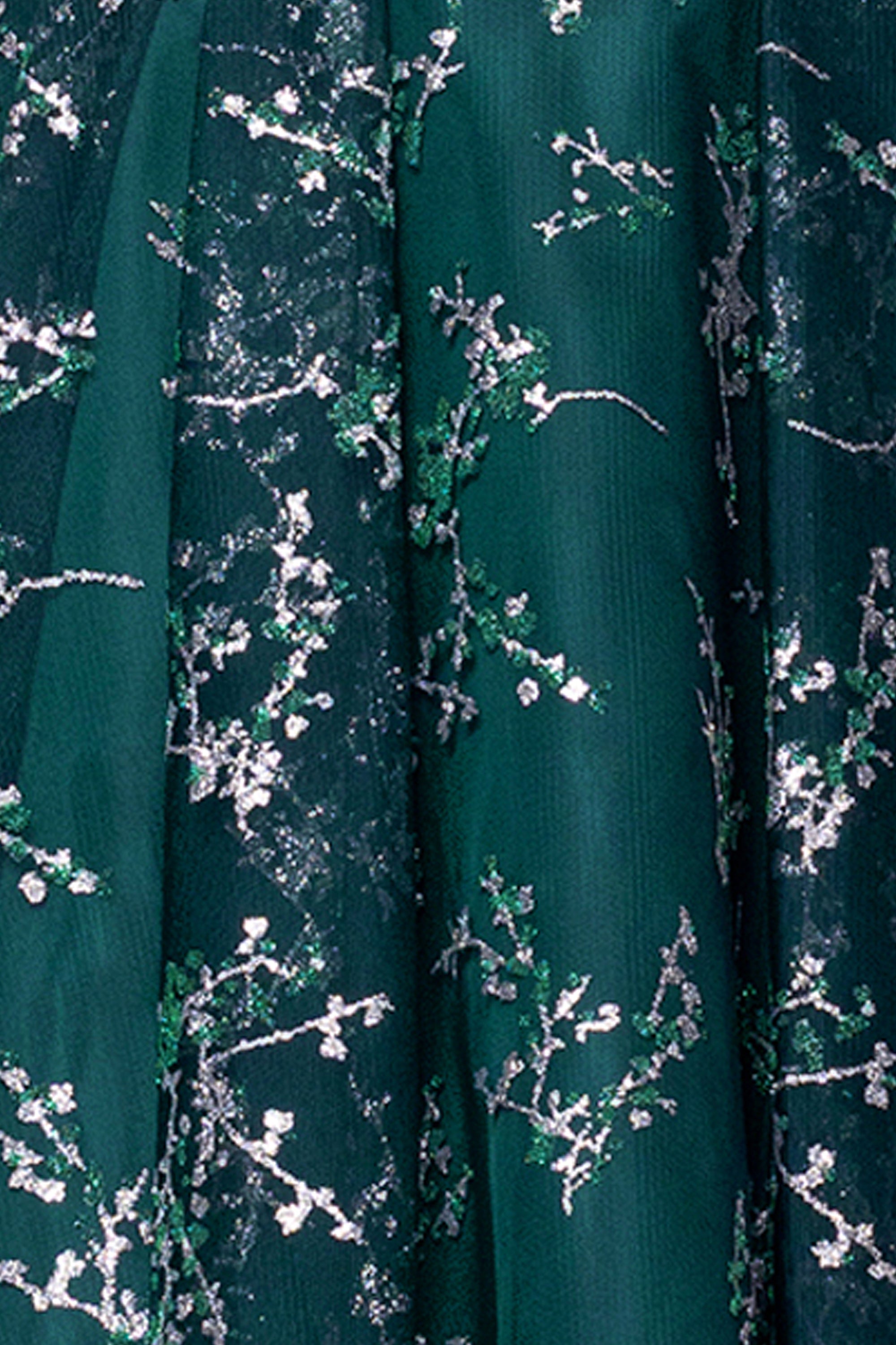 "Charlie" Short Glitter Caviar Dress
