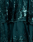 "Alexandra" Short Mesh Illusion Party Dress