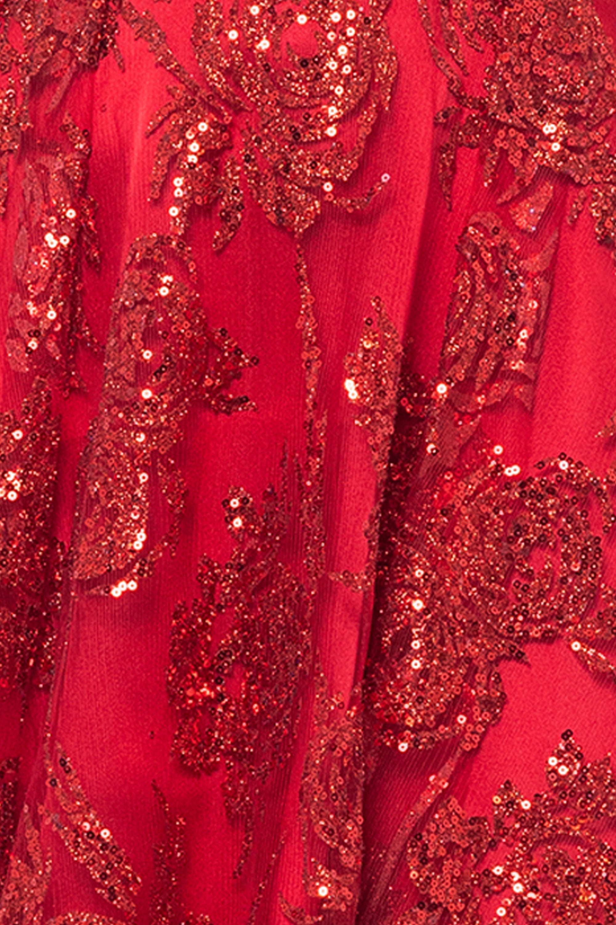 "Terese" Short Glitter Party Dress