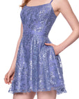 "Josie" Short Glitter Party Dress