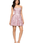 "Josie" Short Glitter Party Dress