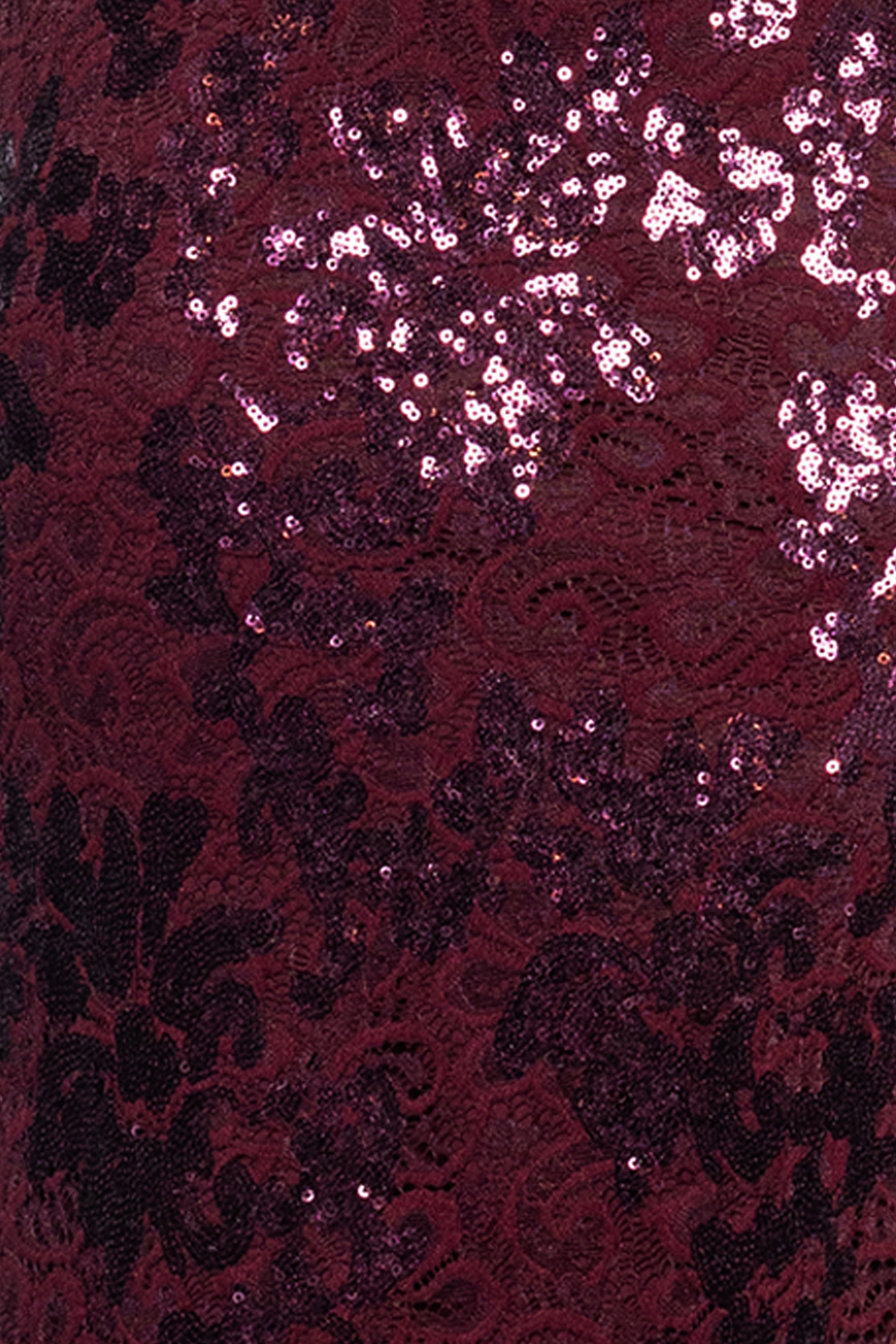 "Annie" Long Sequin Lace Corset Dress