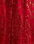 "Lory" Glitter A-Line Floor Length Dress