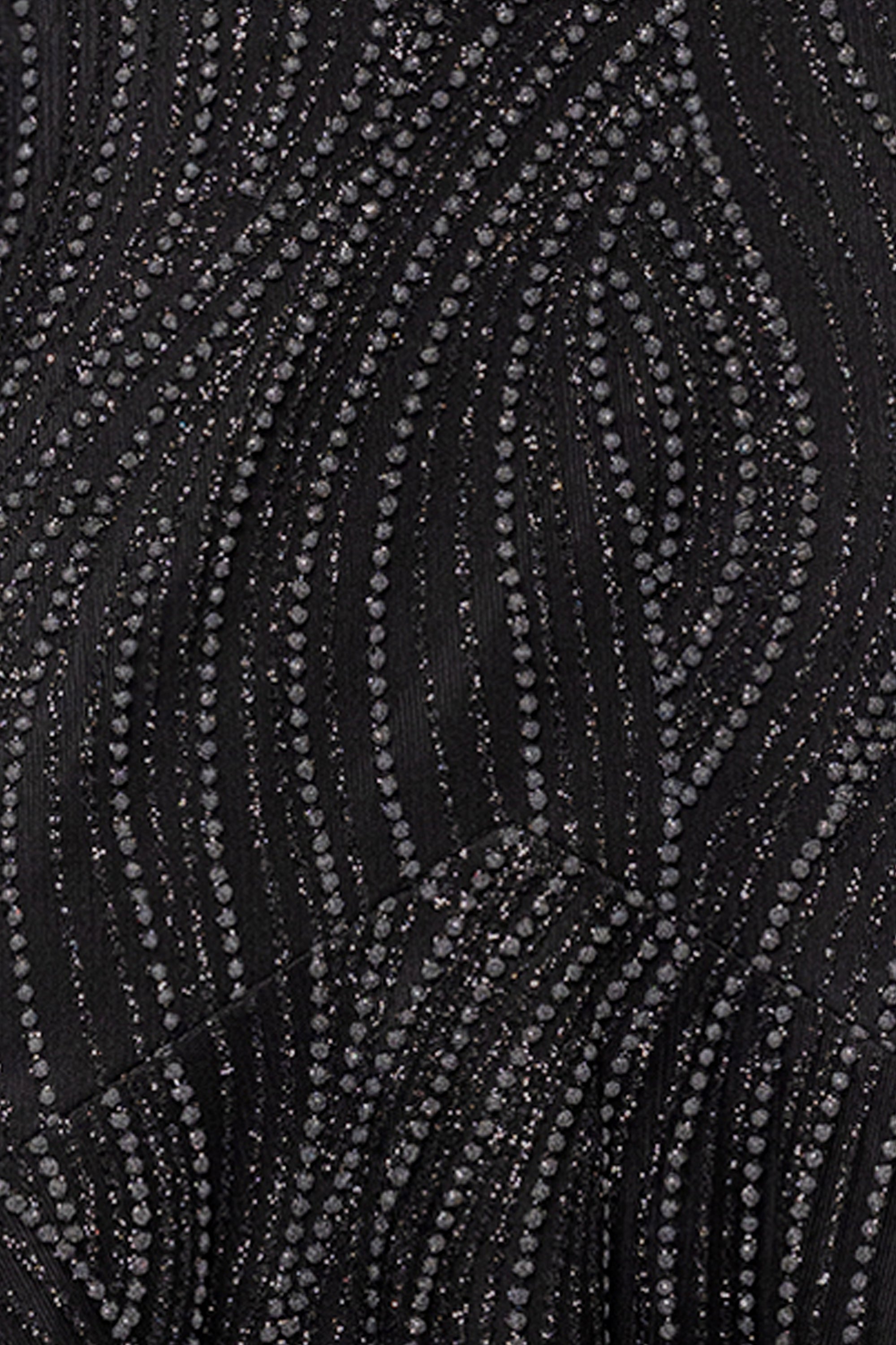"Ashlyn" Puff Glitter Floor Length Trumpet Dress