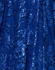 "Ruthie" Glitter Mesh V-Neck Short Dress