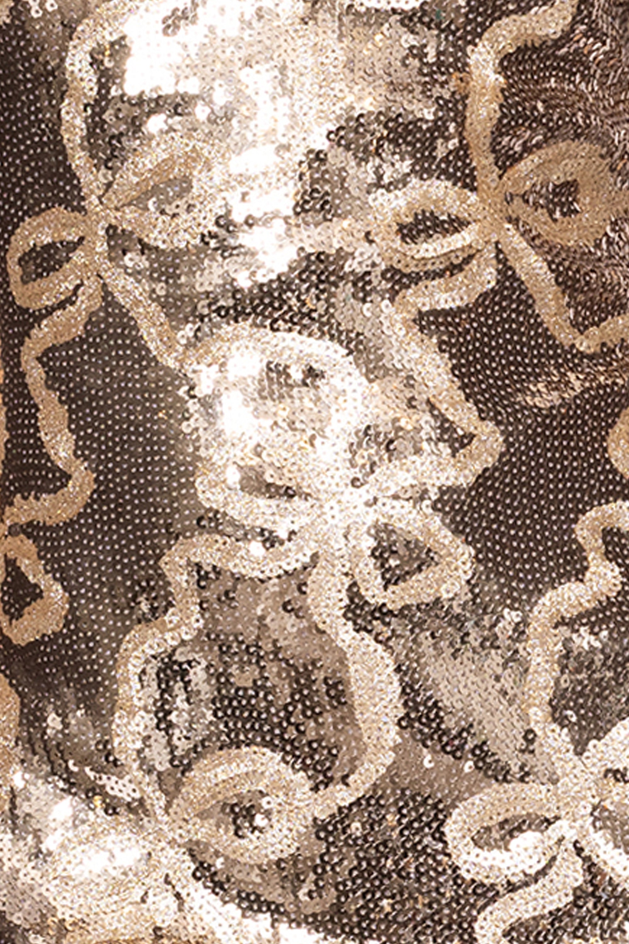 "Rosie" Sequin Tieback Spaghetti Strap Short Dress