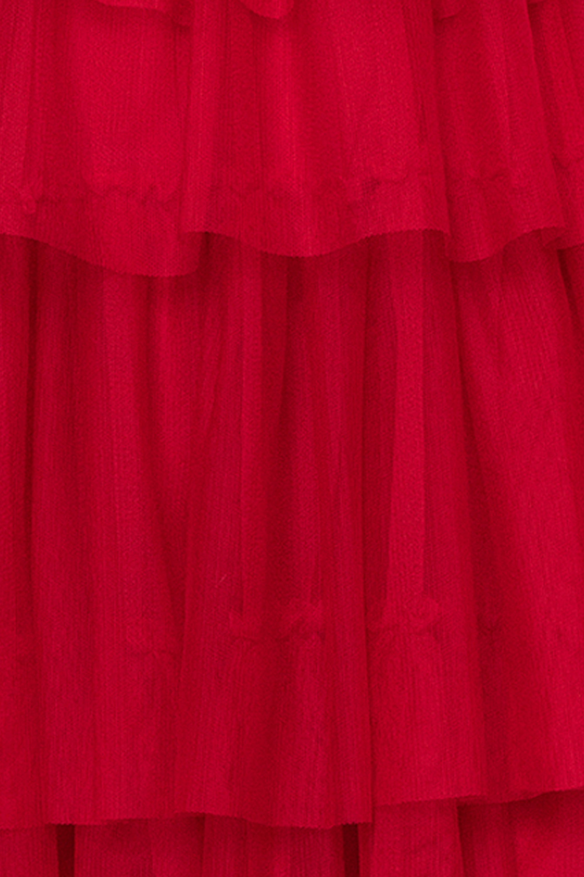 "Joanie" Mesh Corset Ruffle Short Dress