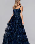 "Hailey" Lace Tiered Ballgown