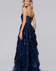 "Hailey" Lace Tiered Ballgown