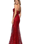 "Diana" Glitter Mesh Cowl Neck Floor Length Dress