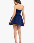 "Skye" Short Lamour Party Strapless Dress