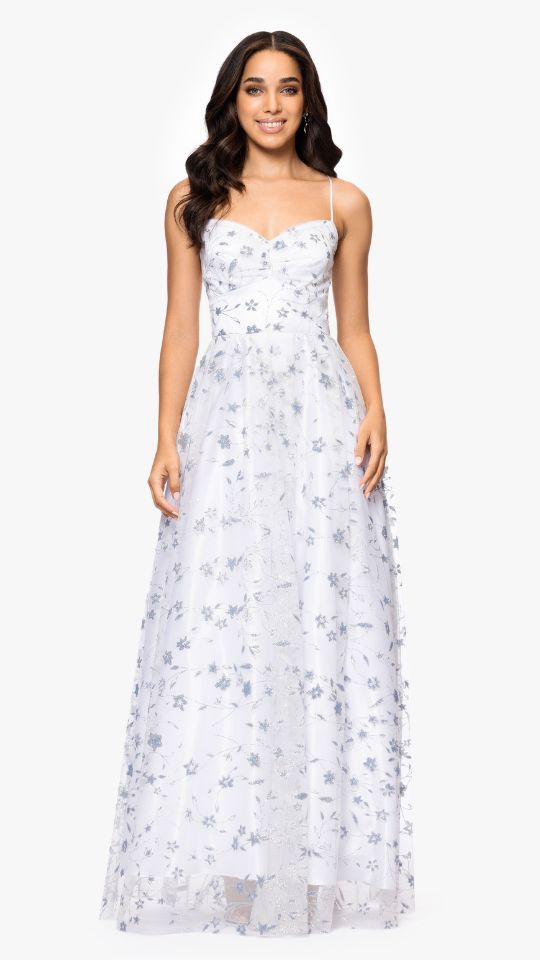"Bobbi" Long Halter Neck Caviar Glitter Tieback Dress