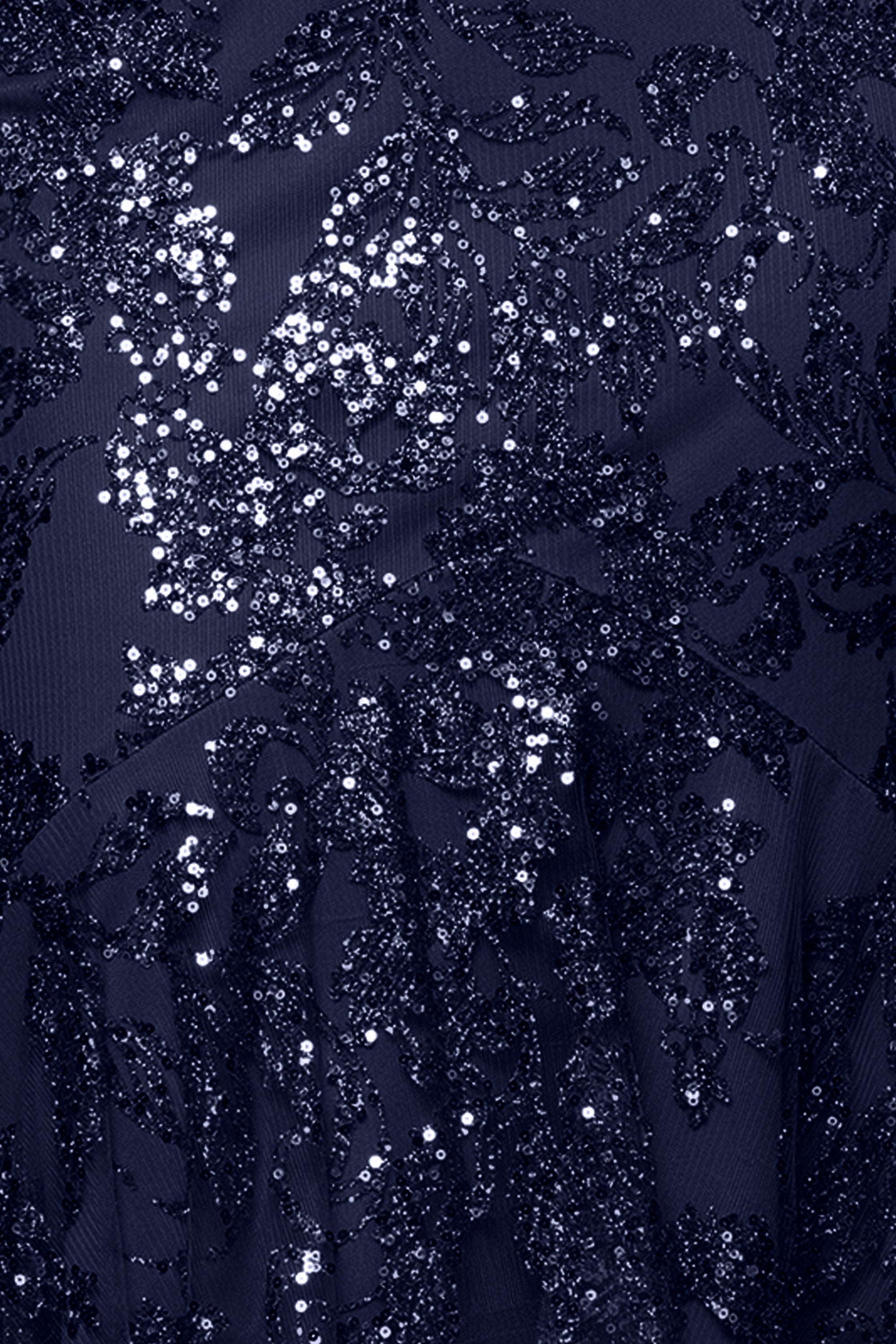 "Tammi" Long Sequin Mesh Mermaid Lace-Up Dress