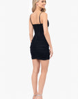 "Alyssa" Short Slim Mesh Corset Dress