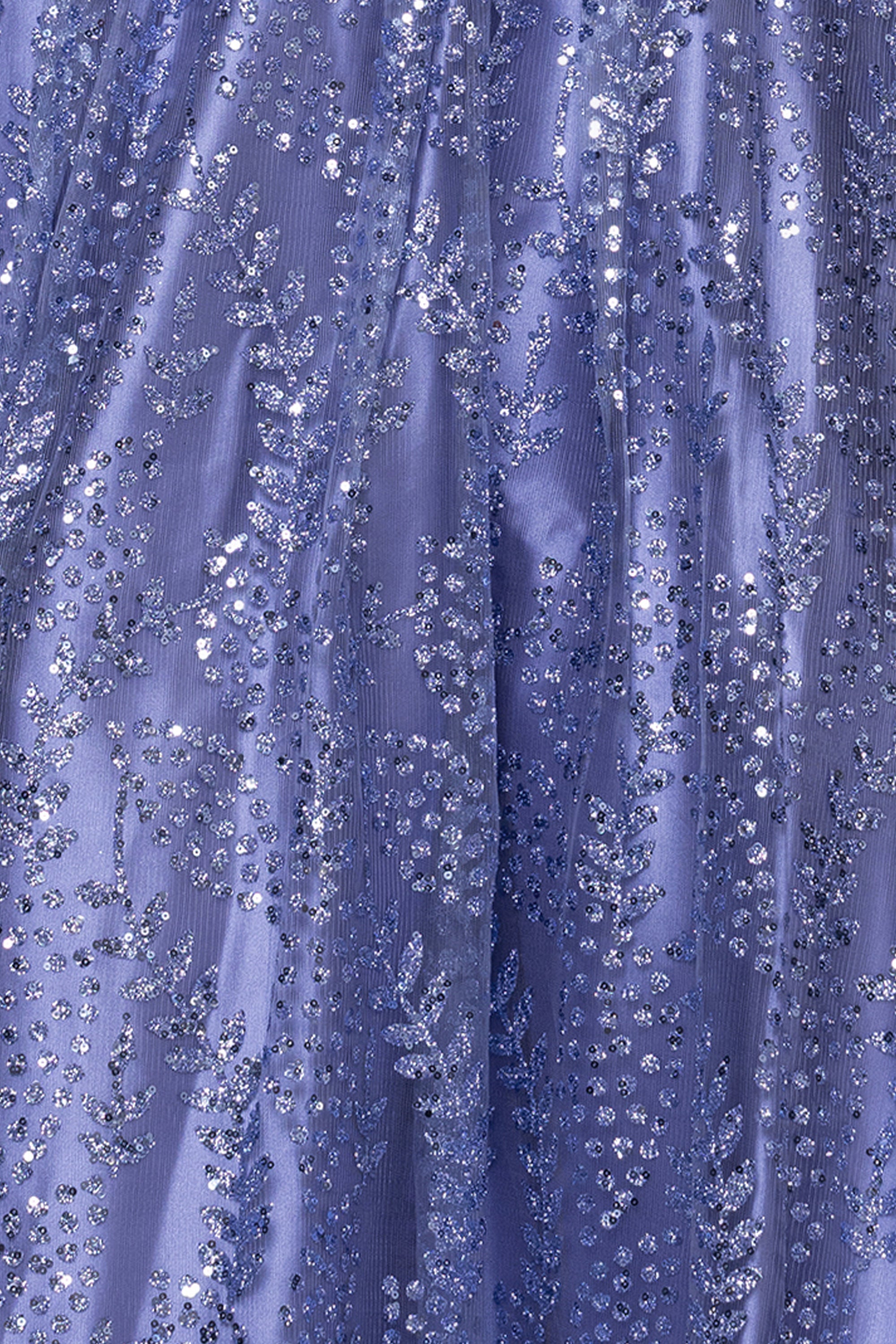 "Stella" Glitter Pinch Tie Back Ballgown