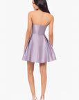 "Teddi" Strapless Rouched Party Dress