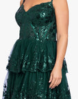 Plus "Alexandra" Short Mesh Illusion Party Dress