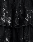 "Alexandra" Short Mesh Illusion Party Dress