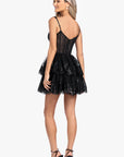 "Alexandra" Short Mesh Illusion Party Dress