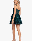 "Alexandra" Short Mesh Illusion Party Dress
