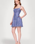"Josie" Short Glitter Party Dress