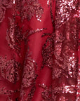 Plus "Jenny" Short Corset Glitter Party Dress