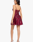 "Jenny" Short Corset Glitter Party Dress