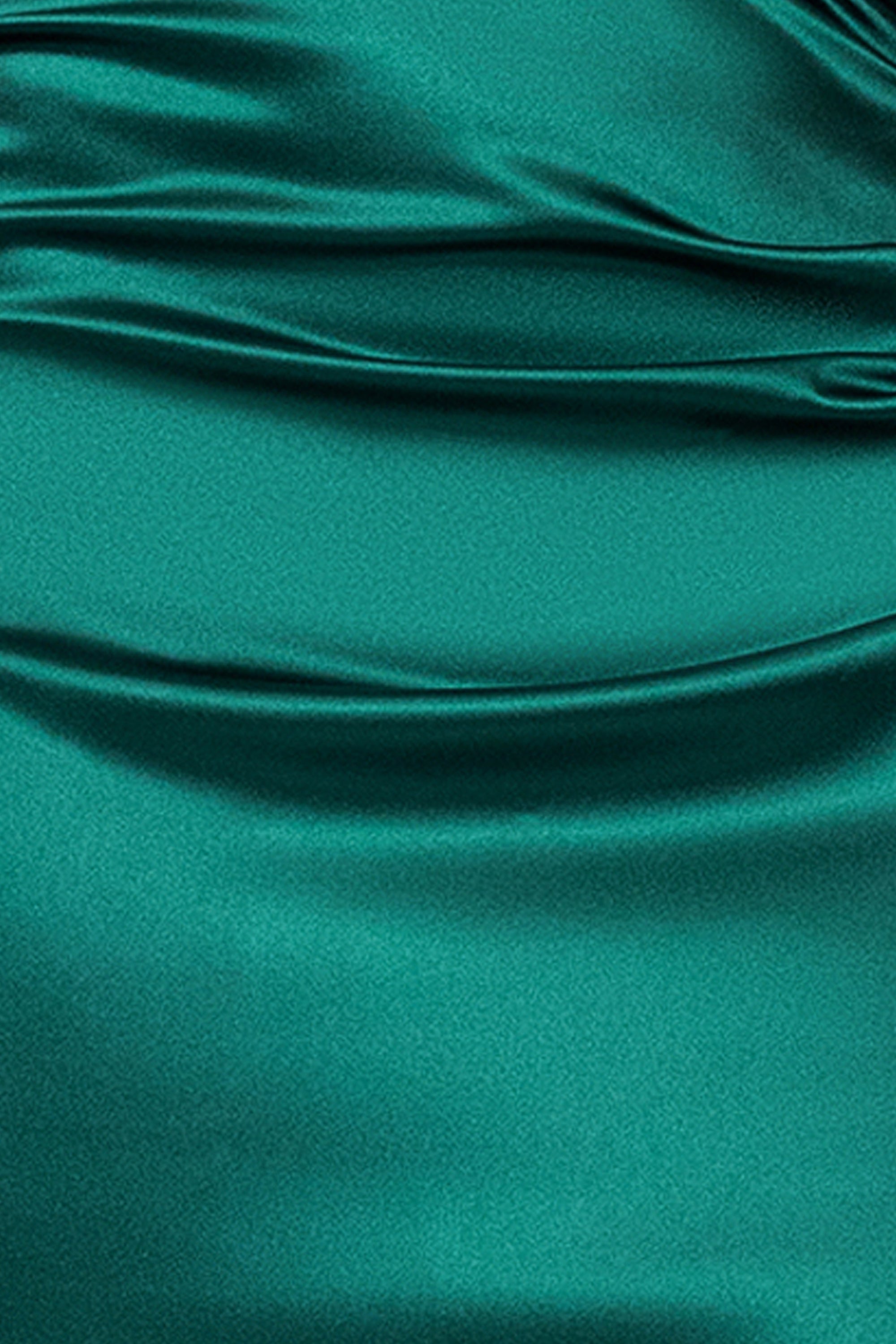 &quot;Vicky&quot; Long Strapless Satin Dress