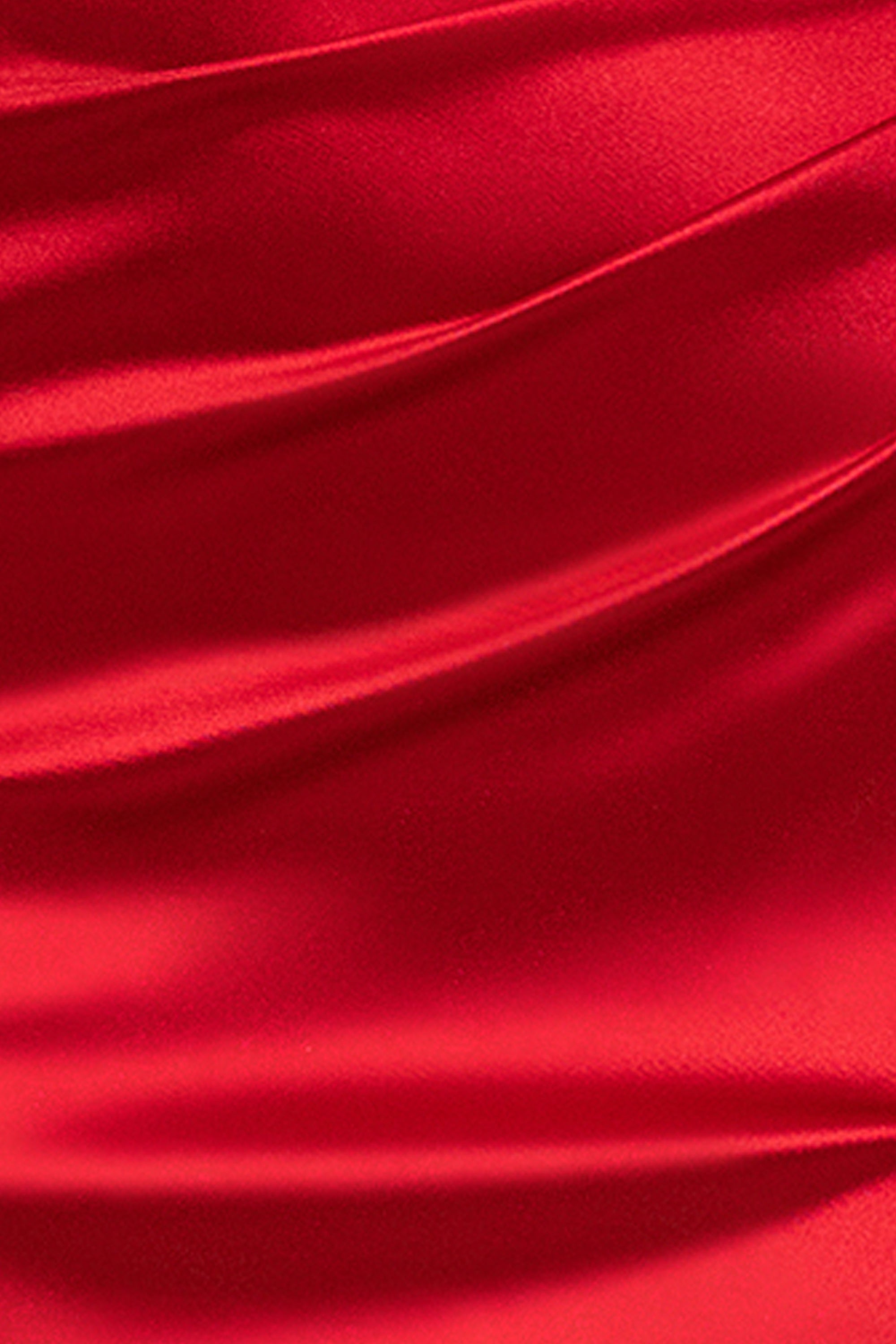 "Jane" Long Satin Cutout Corset Dress