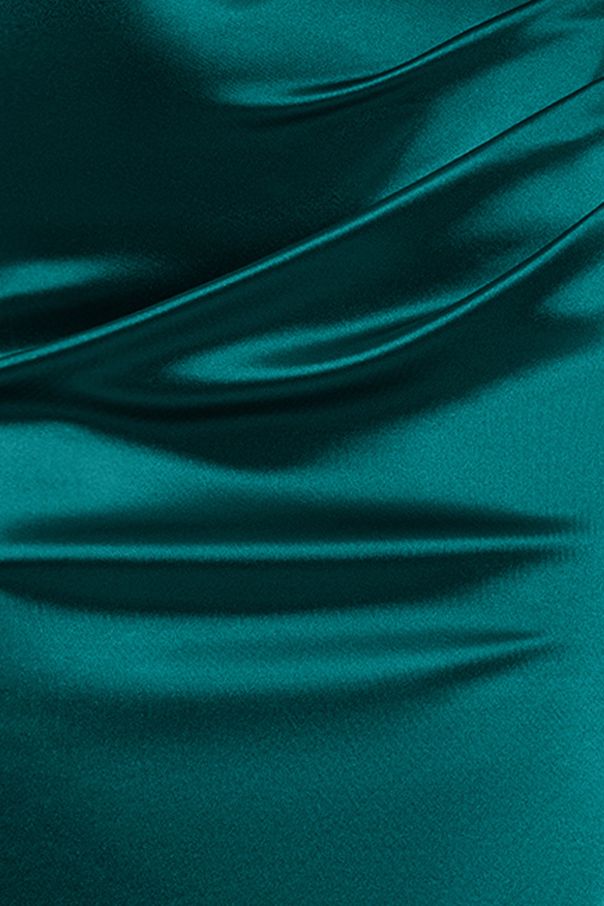 "Jane" Long Satin Cutout Corset Dress