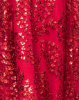 "Catherine" Short Glitter Illusion Party Dress
