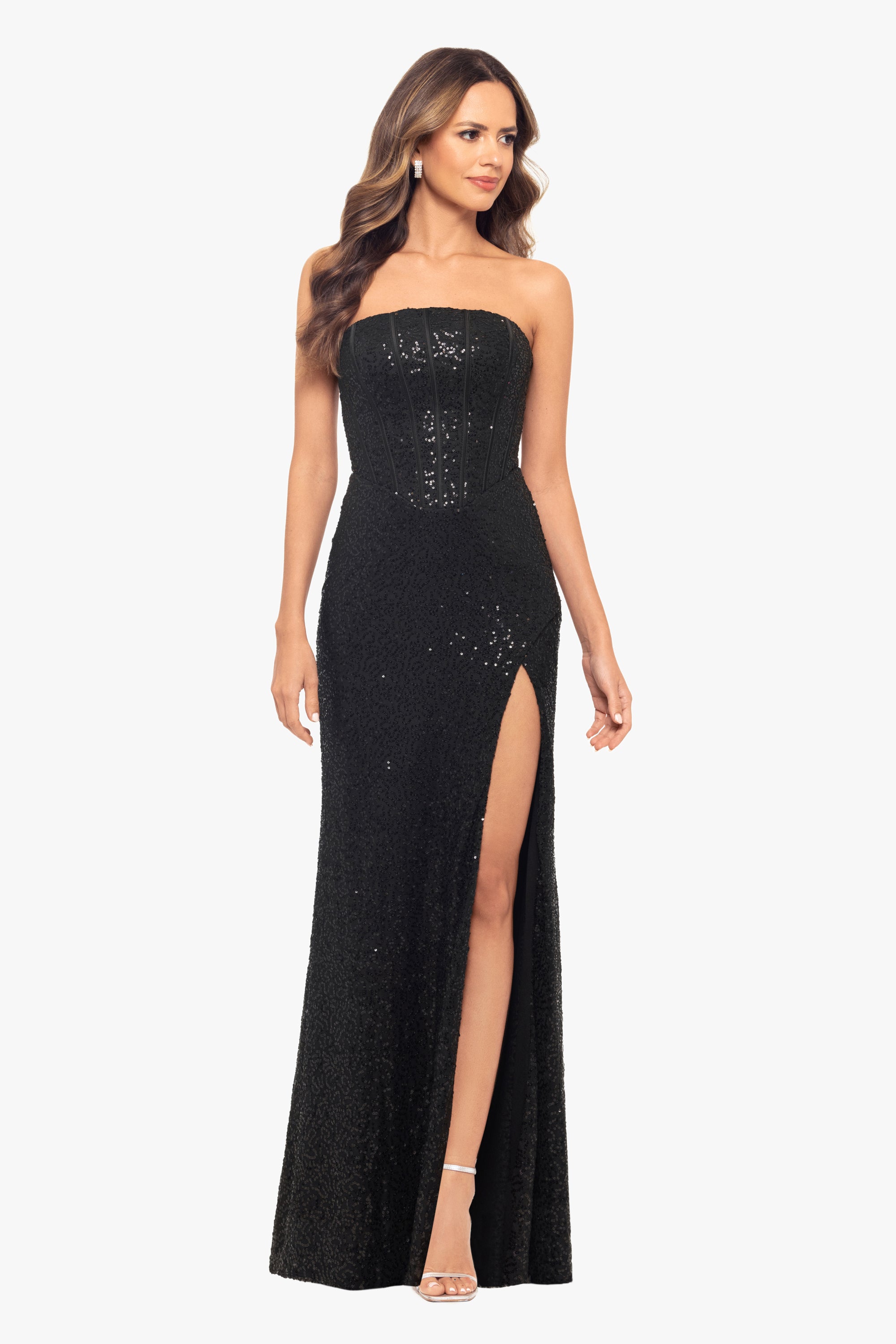 Blondie nights embellished tulle gown best sale