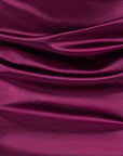 "Daisy" Satin Strapless Floor Length Dress