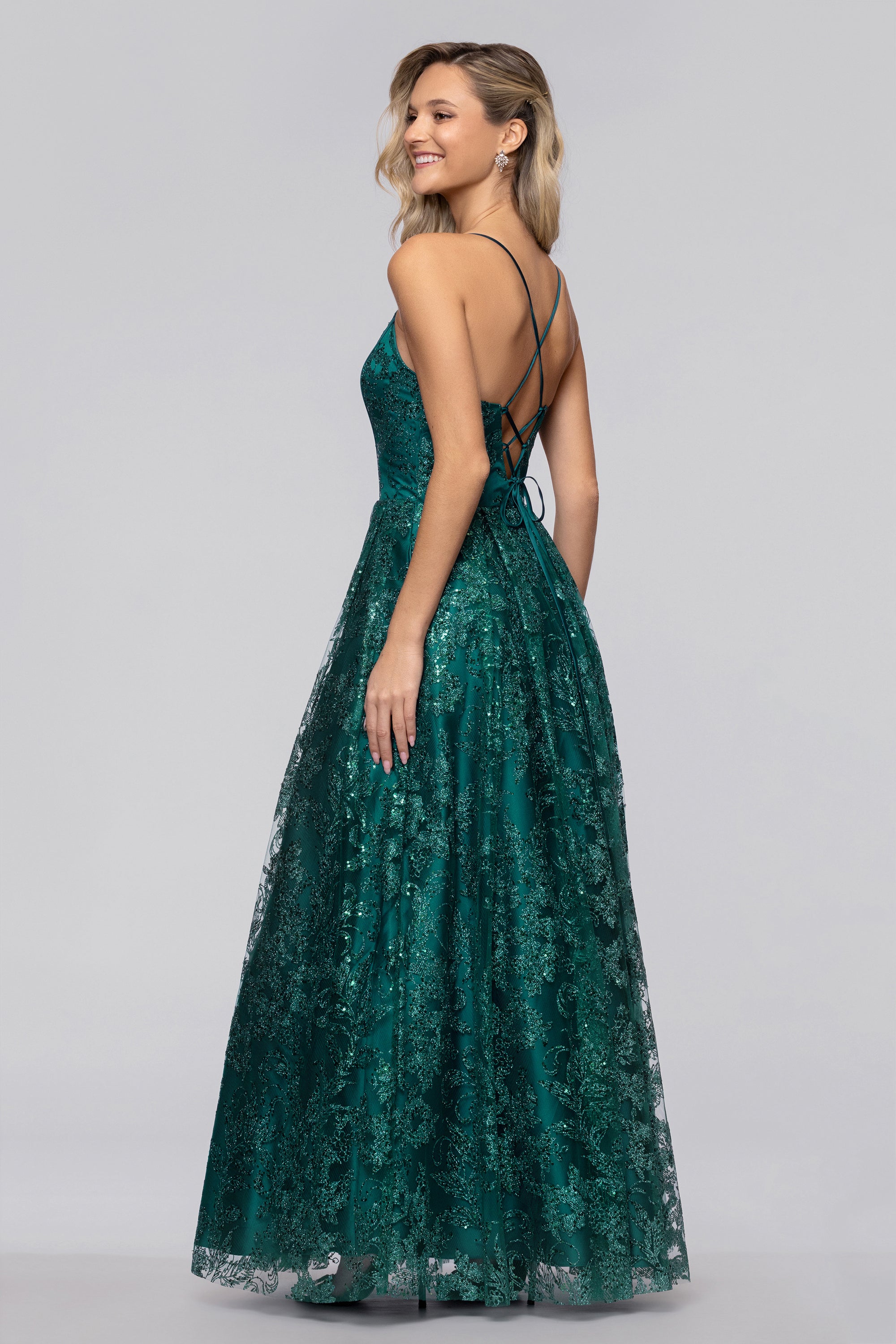 Kelly" Long Glitter Sweetheart Neckline Gown Blondie Nites Kelly" Long Glitter Sweetheart Neckline Gown Blondie Nites