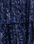 "Amanda" Short Illusion Glitter Tier Party Dress