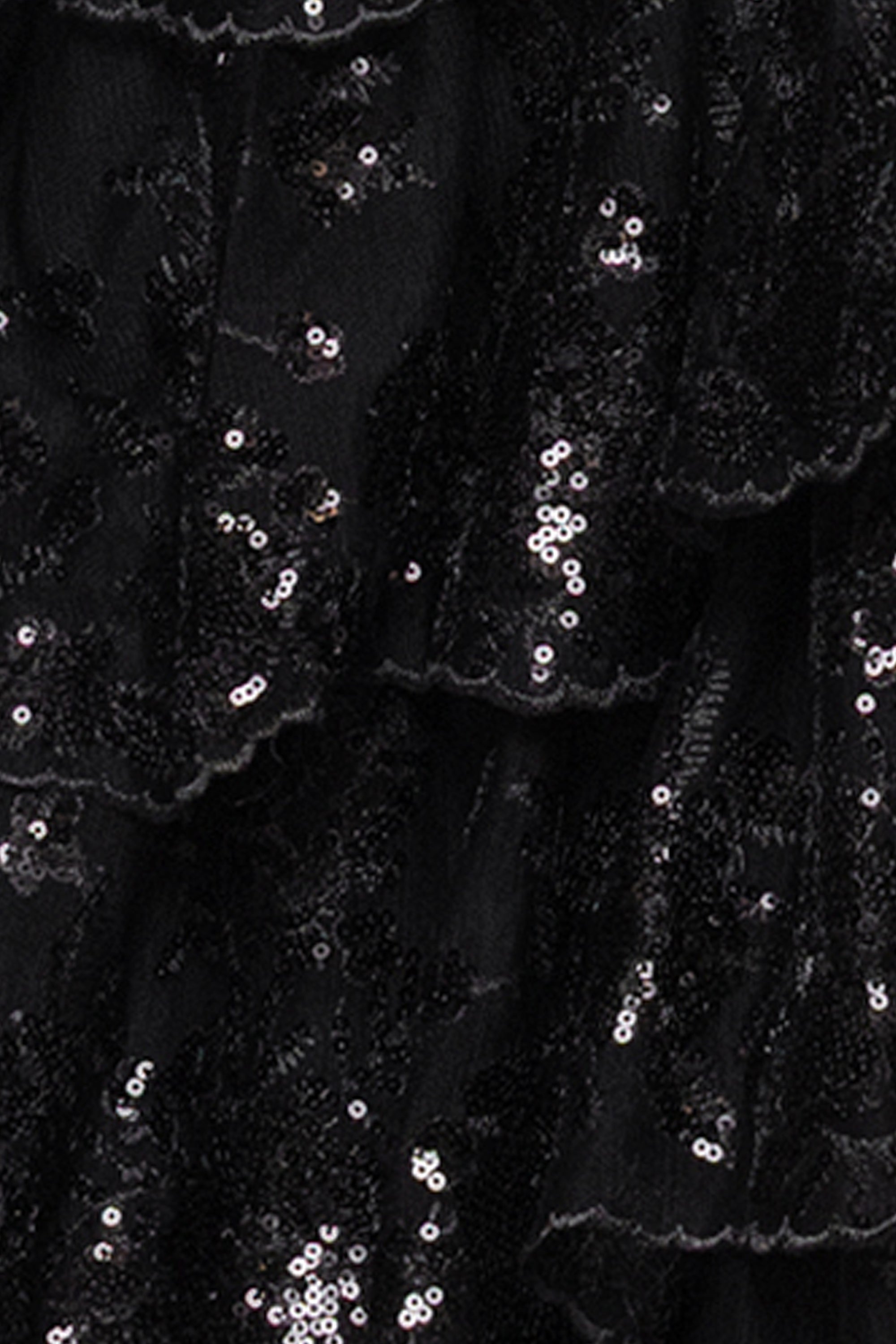 Tinsley" Sequin and Lace Tiered Floor Length Dress | Blondie Nites Tinsley" Sequin and Lace Tiered Floor Length Dress | Blondie Nites