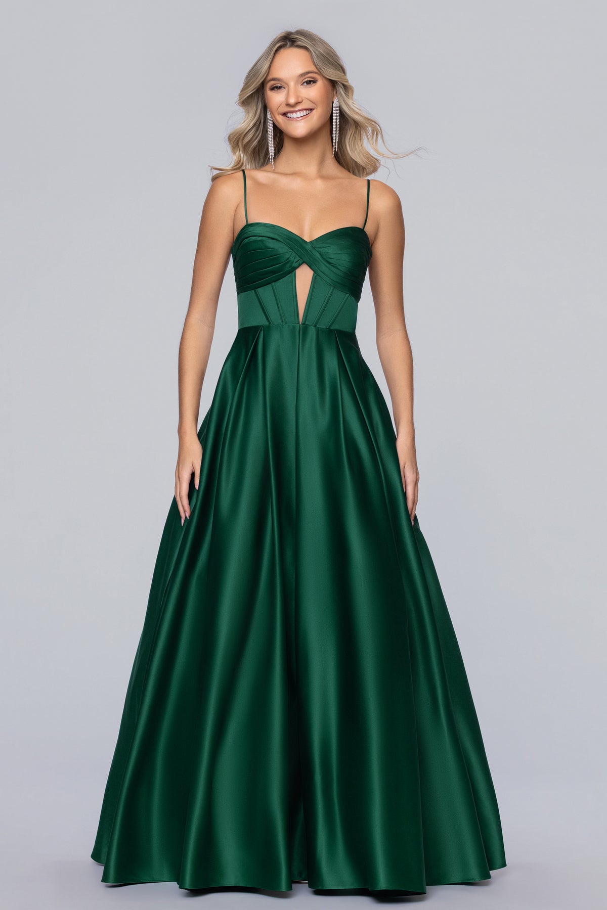 blondie nites green dress Bonnie Satin Corset Cutout Floor Length Long Homecoming Dresses & Gown Made from soft The Beach Tunic in Size:Adult 9