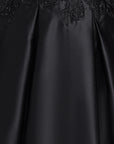 Plus "Sophia" Short Strapless Lace Lamour Satin Party Dress