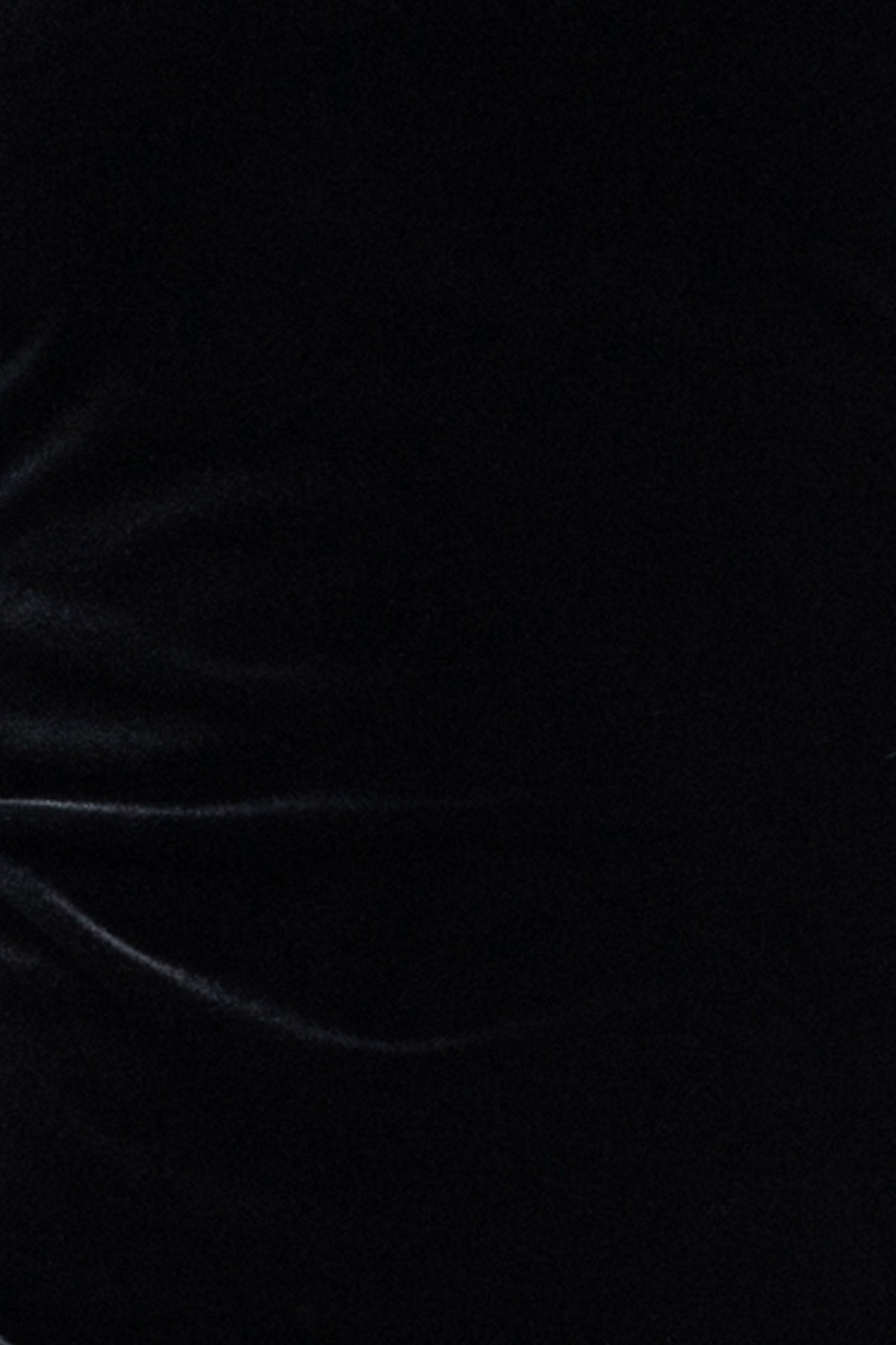 "Krystal" Short Velvet Long Sleeve Feather Illusion Dress