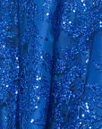 "Dawn" Short Glitter Cut Out Party Dress