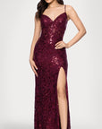 "Kelsey" Long Lace Boning Bodice Dress