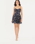 "Holly" Short Glitter Party Tieback Dress